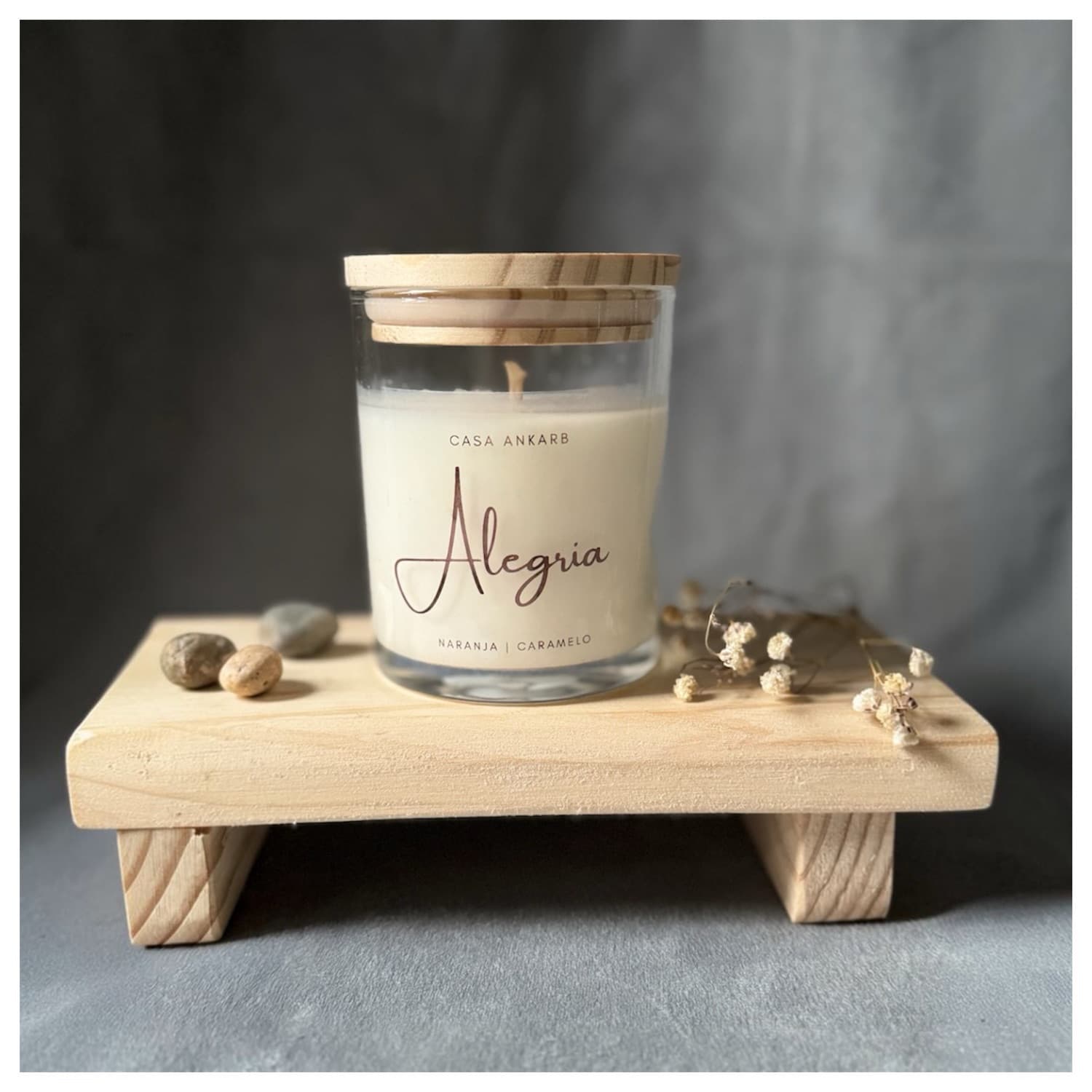 Vela artesanal Alegría
