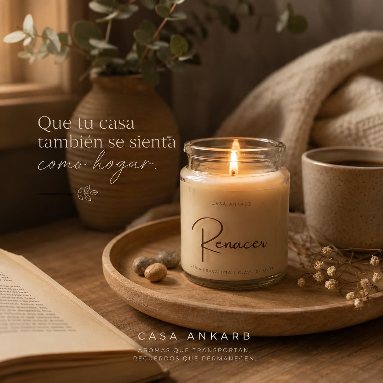 Vela artesanal Renacer